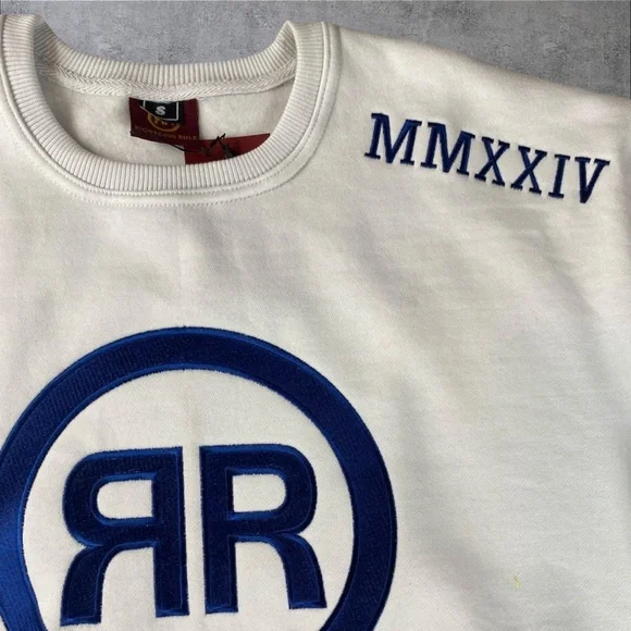 White and Blue Cotton Fleece 2pc Set.ALL REASONABLE OFFERS ACCEPTED!